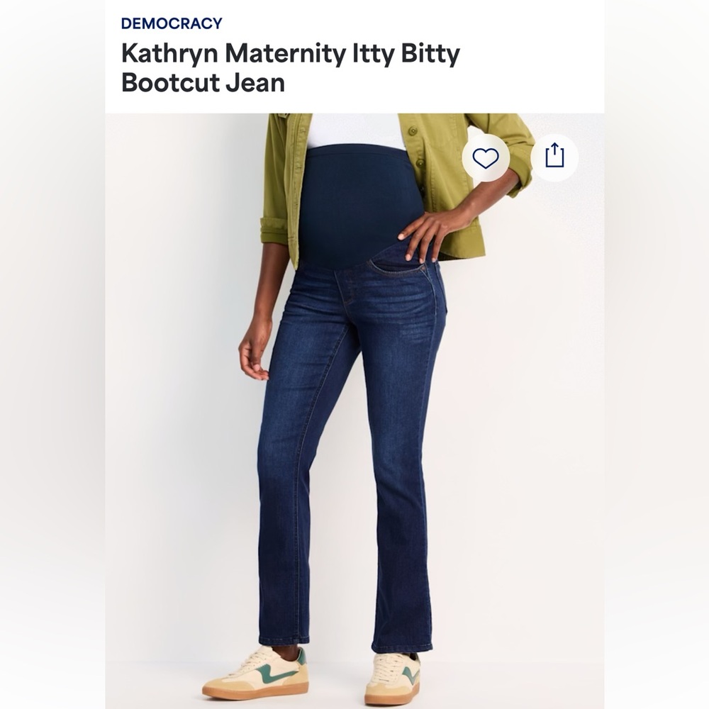 WITH TAGS Maternity Democracy Women's Jeans Size 6